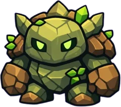Lichen, a mossy stone golem